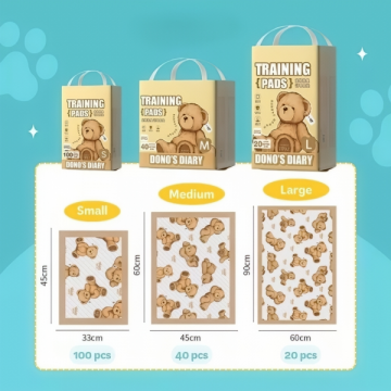 Dono's Diary Pee Pad Bear M (40pcs)